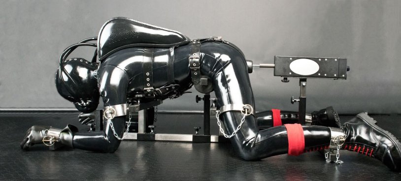 Bdsm latex bondage machine