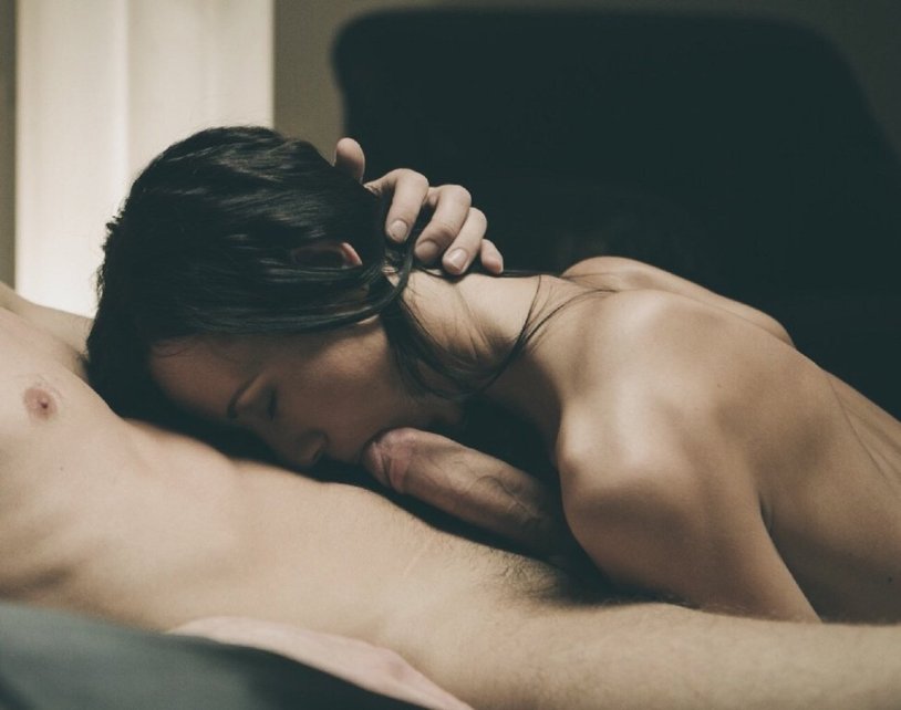 Erotic kisses of the body