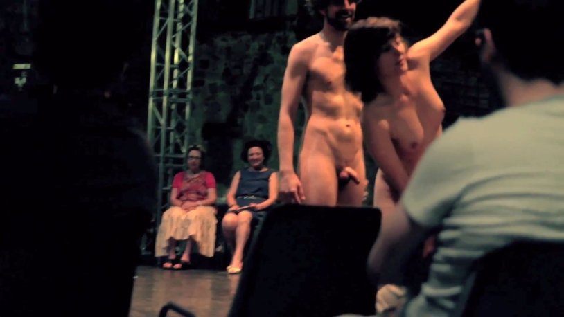 Erfu Naked on Stage Performance Naked