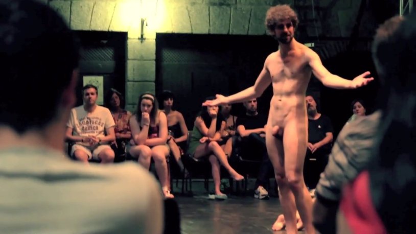 Naked theater with naked guys