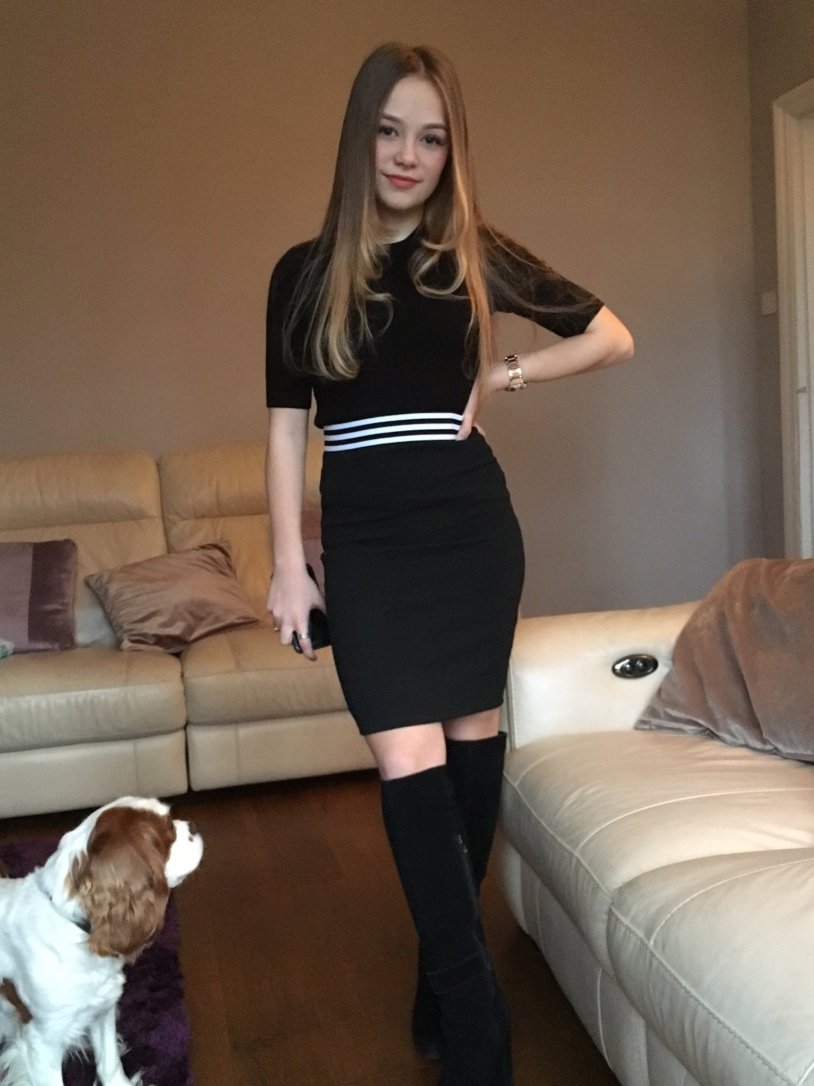 Connie Talbot in a swimsuit