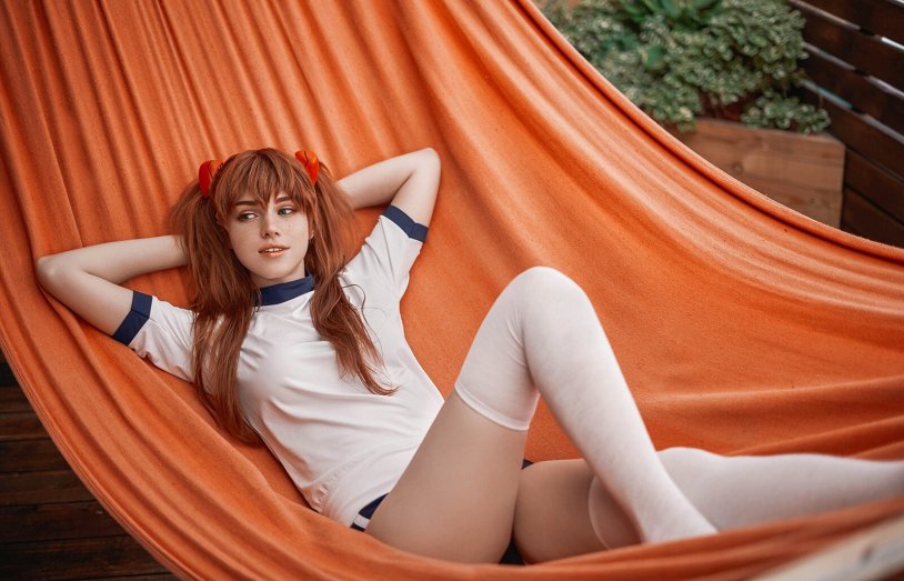 Asuka Langley cosplay Sasha Holland