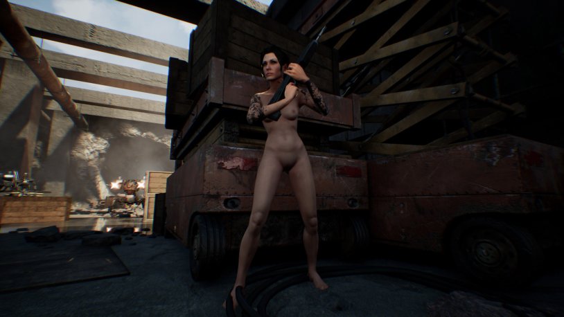 Naked Jennifer from Terminator: Resistance