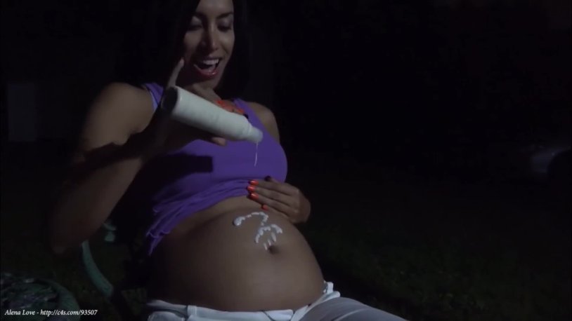 The stomach is pregnant