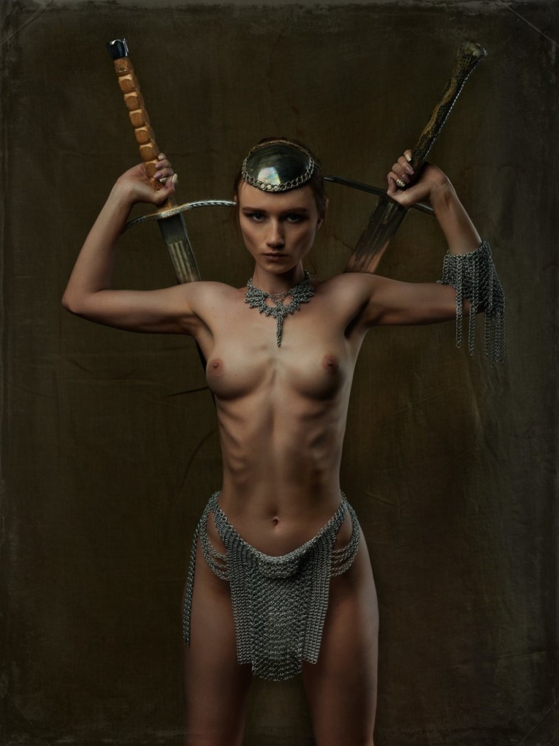 Naked women warriors