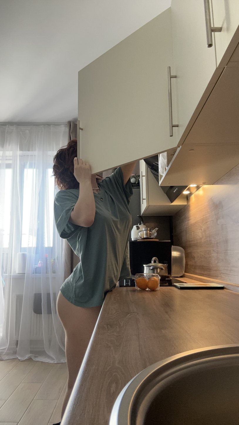 Photo shoot in the kitchen