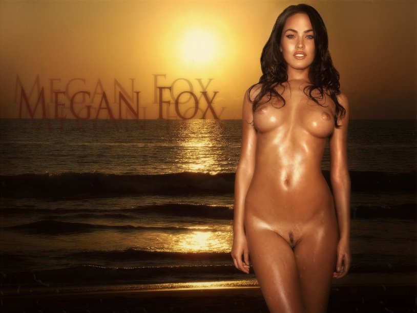 Megan Fox naked without panties
