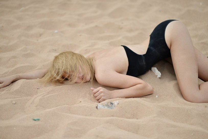 Alina Rin in a swimsuit