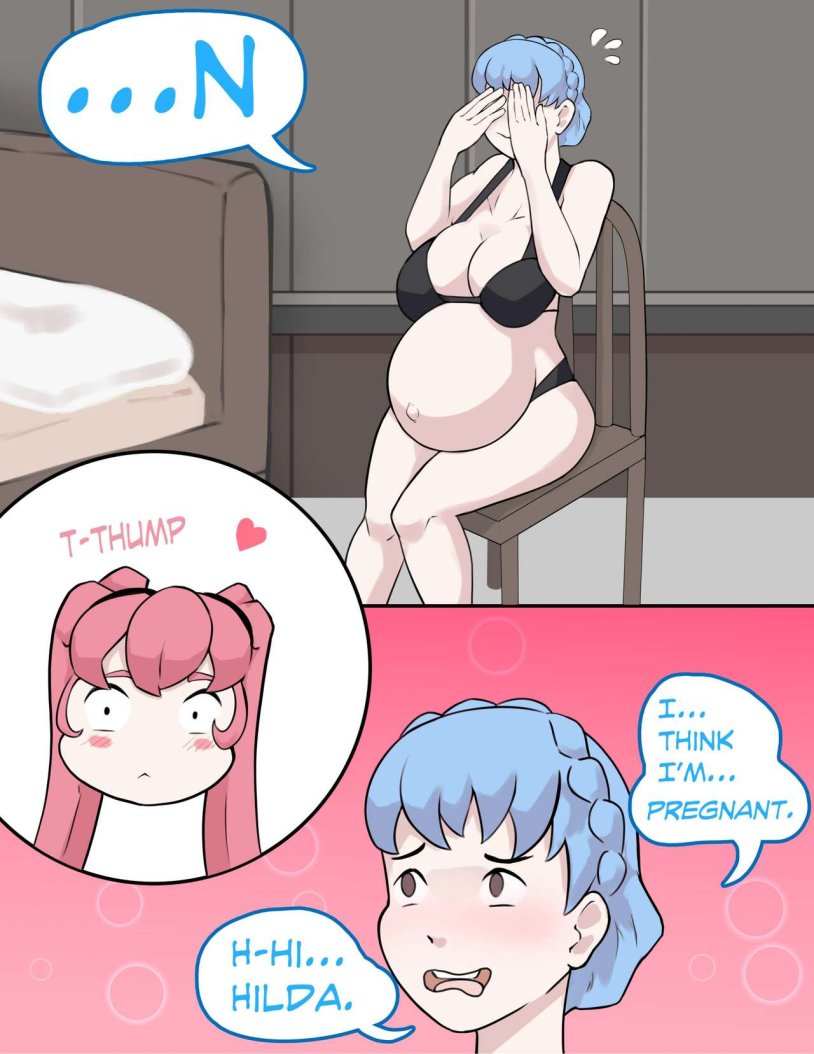 Pregnant girl anime