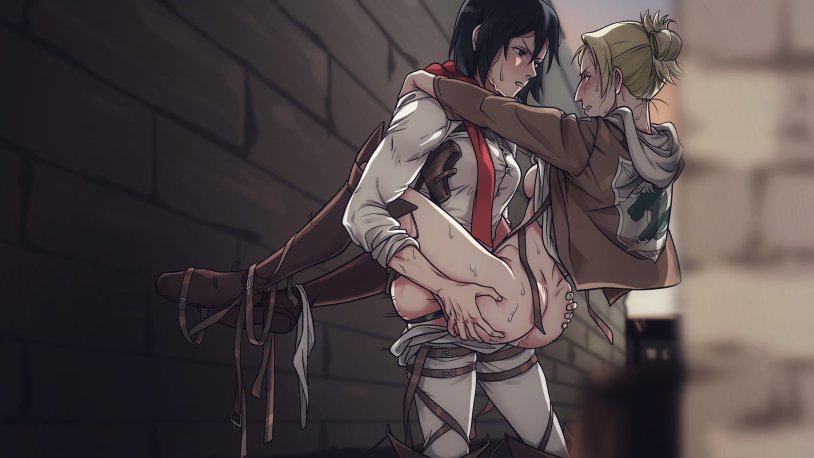 Mikasa Ackerman and Annie Leonhart XXX