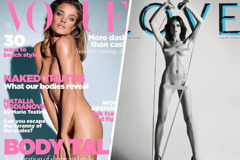 Free naked photo shoots Natalya Vodyanova