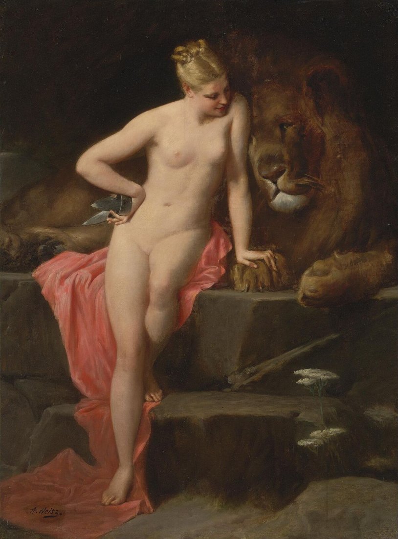 Picture Girl with Leo