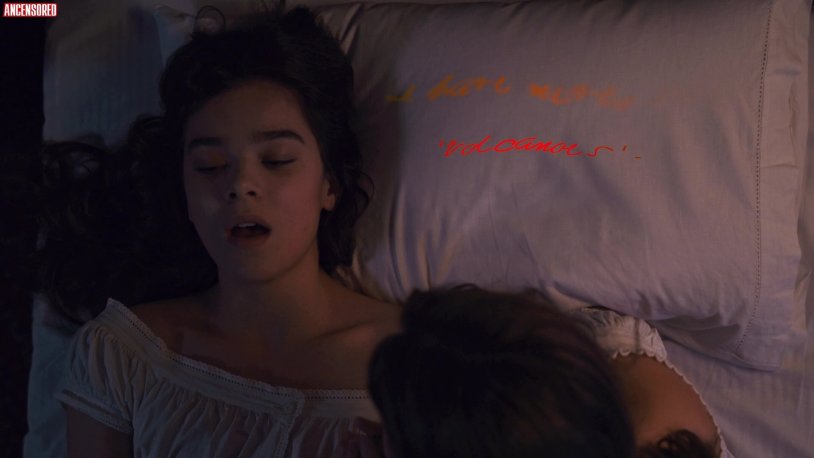 Haley Steinfeld naked in the cinema