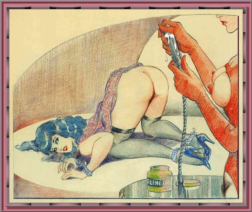 Erotic pictures of the enema
