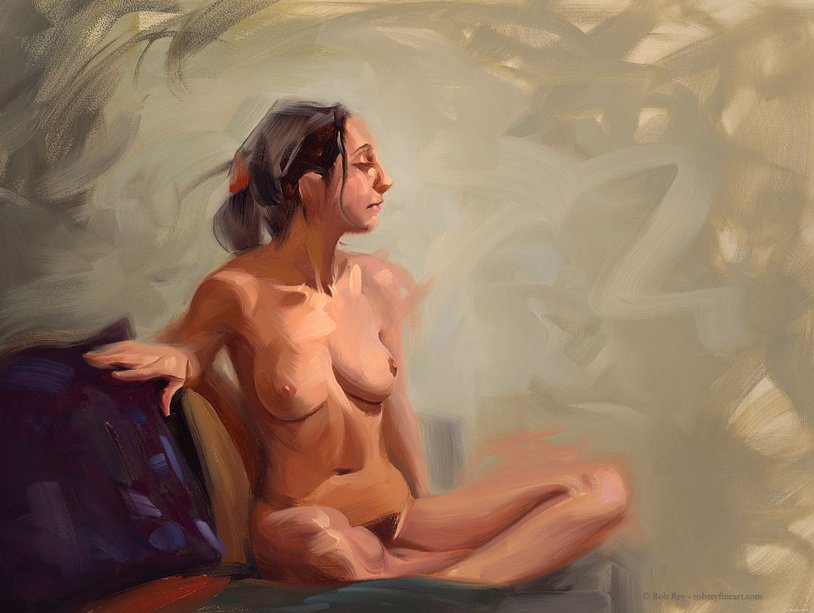 Erotic work of the artist Julia