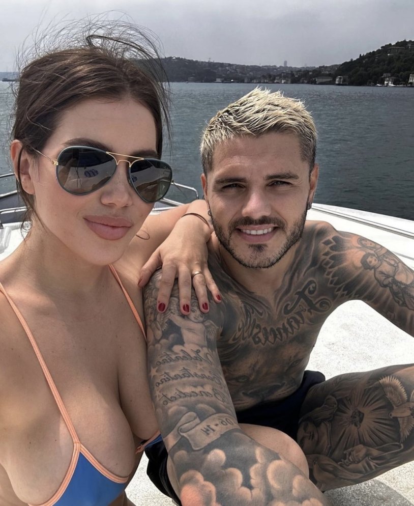 Wanda Nara and Mauro Icardi