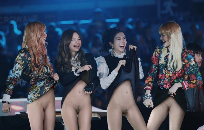Black Pink Group Naked XXX