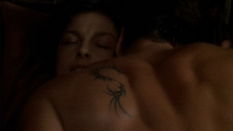 Angelina Jolie and Antonio Banderas bed stage