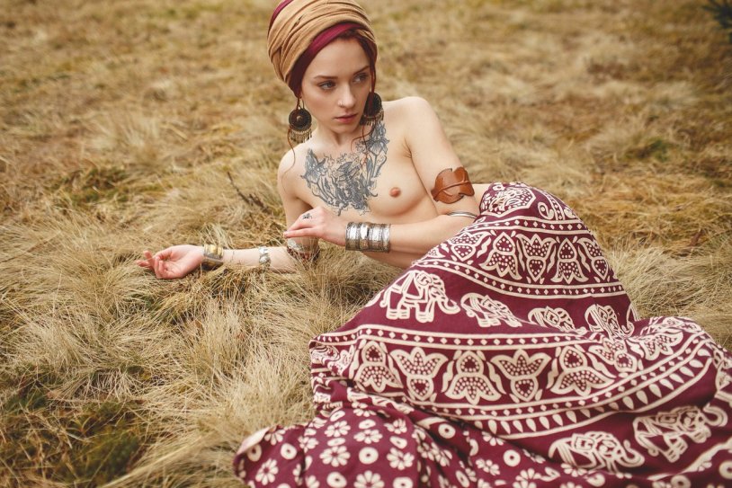 In the style of boho