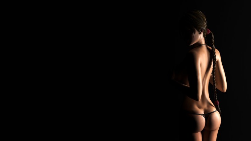 Erotic screensavers on the desktop