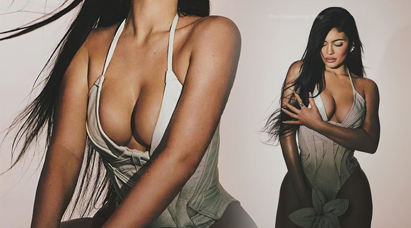 Kylie Jenner exposed her chest