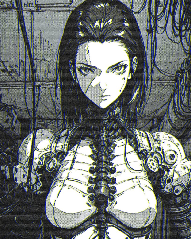 Cyberpunk girl