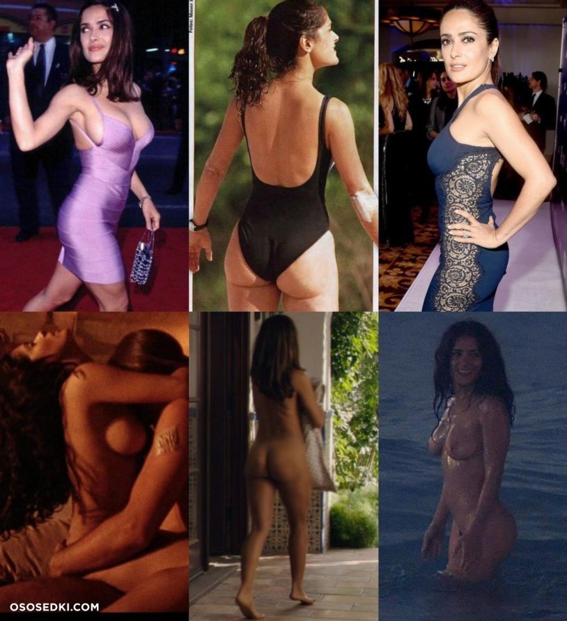 Salma Hayek in his youth boobs