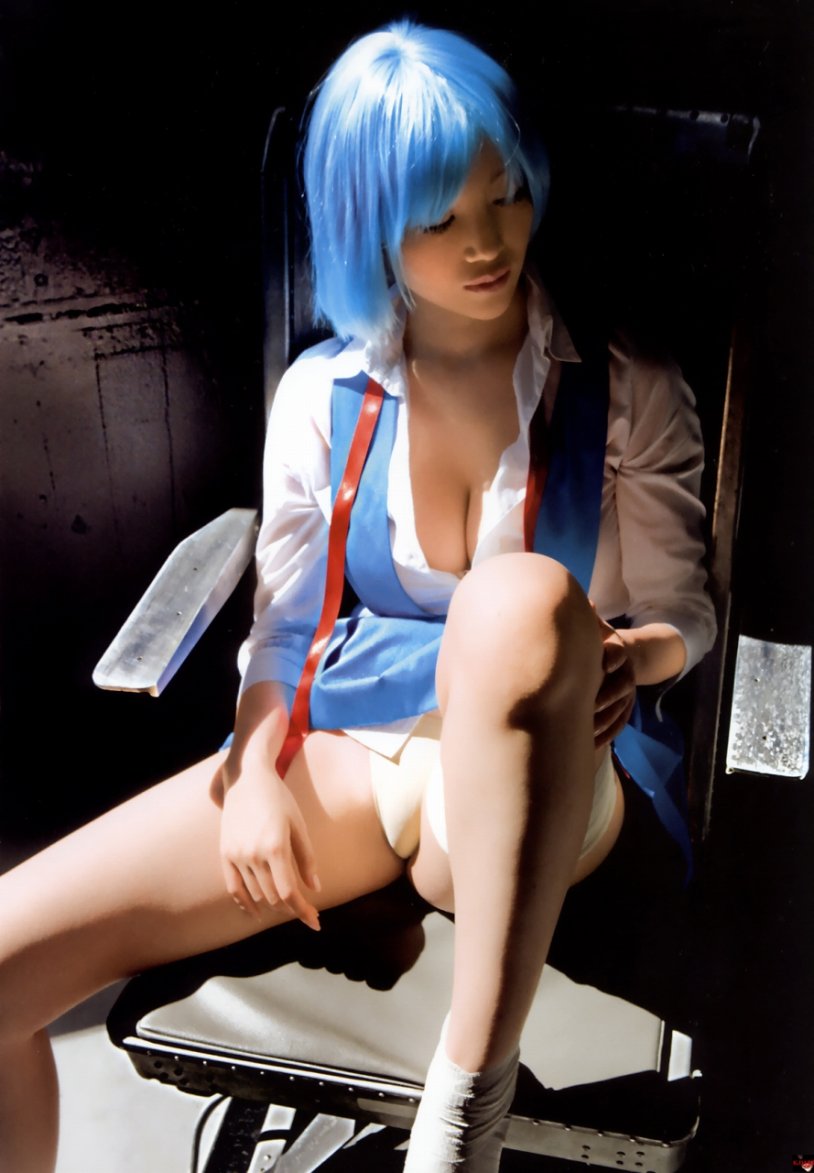 Cosplay on the Ayanami Rei
