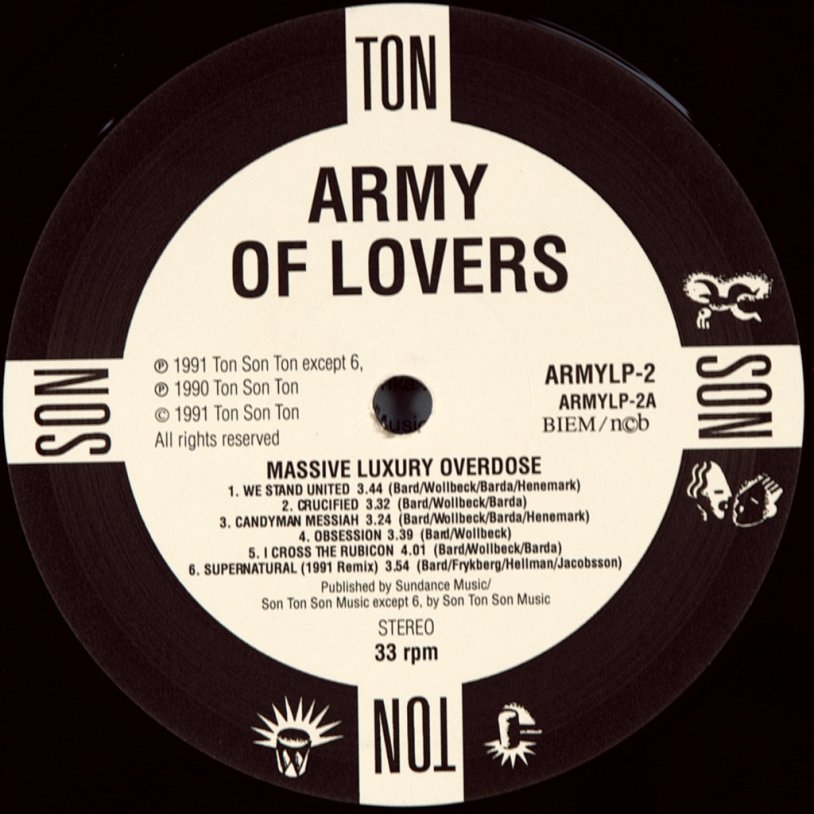 Army of Lovers - Massive Luxury Overdose (Vinyl 2lp)