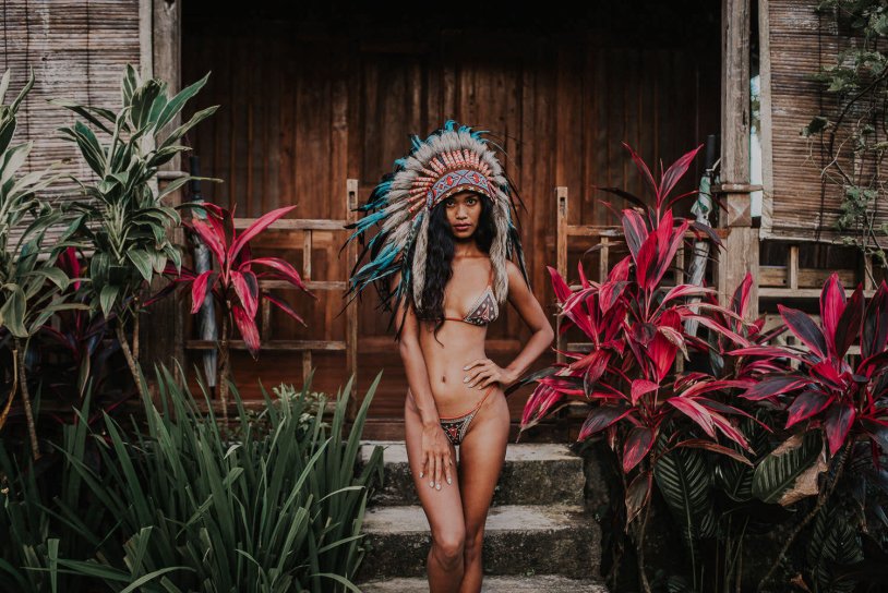 Erotic photo shoot on Bali