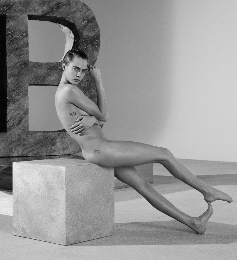 Cara Delevingne is naked
