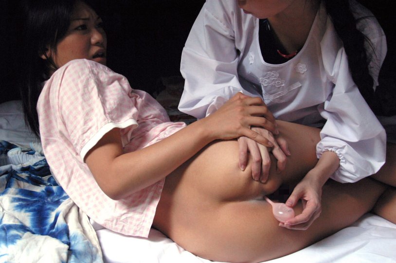 Japanese girls enema