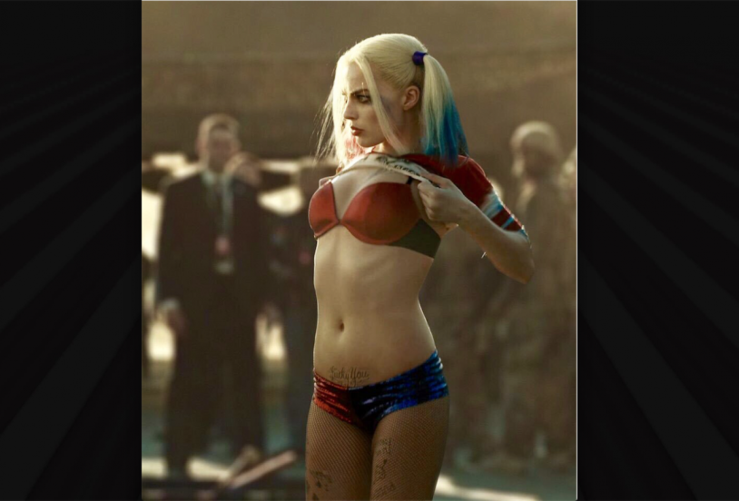Naked actress Harley Quin
