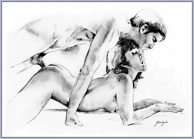 Erotic pictures drawn