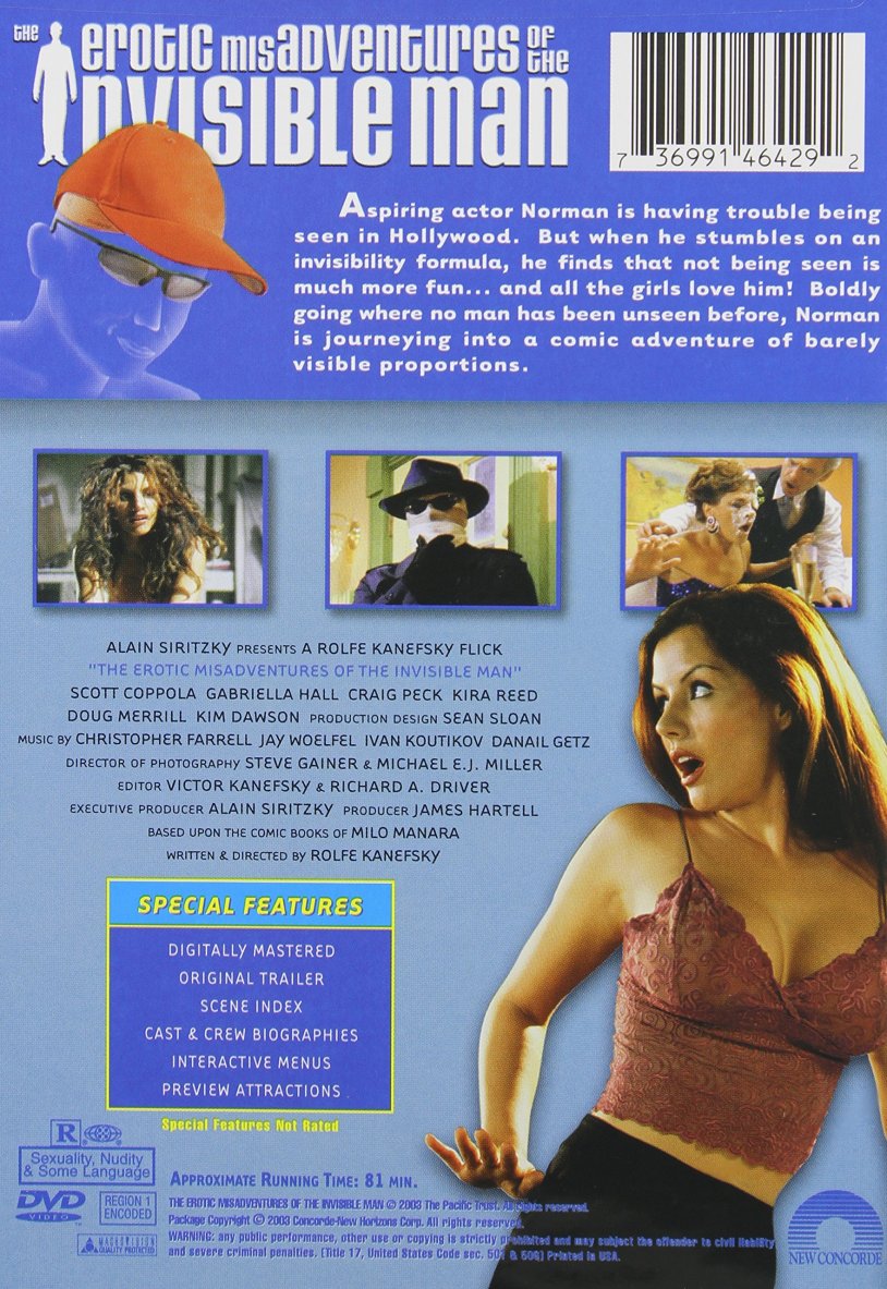 Erotic adventures of the invisible cinema