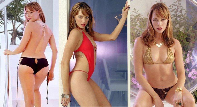 Melind Clark in his youth in a swimsuit