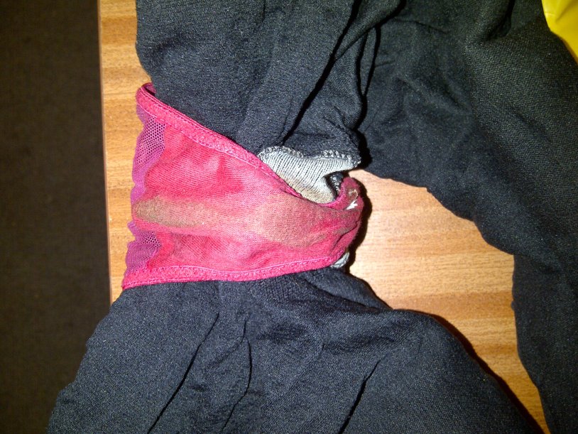 Dirty Panties Sniffing Lick Discharge GIF