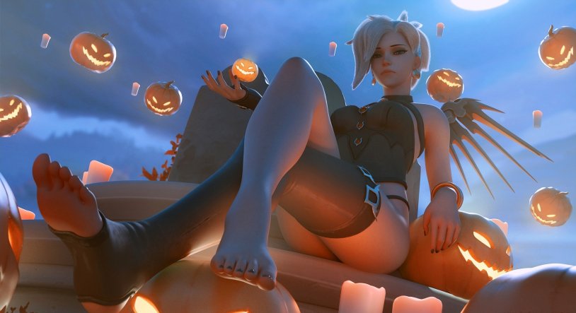 Overwood angel foot fetish