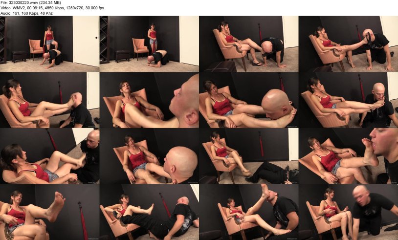 Footfetish dominance