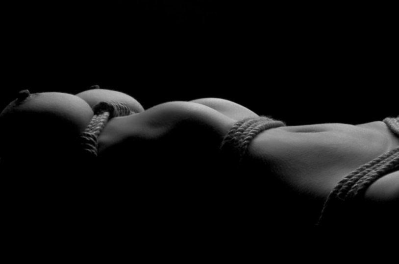 Beautiful BDSM black white