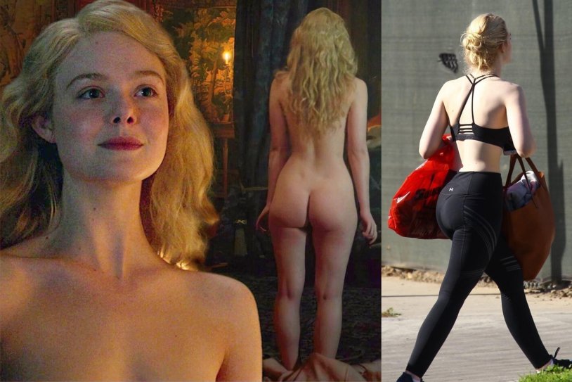 Actress El Fanning Nude